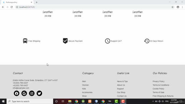 learn flutter web development frontend-backend – Screenshot 1