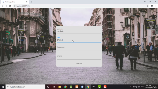 learn flutter web development frontend-backend – Screenshot 4