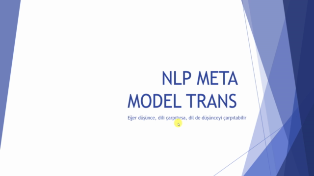 NLP Meta Model Trans ve İkna – Screenshot 2