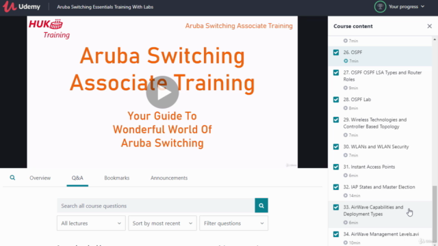 Aruba Switching Training With Labs For ACA ACSA ACSP HPE – Screenshot 4