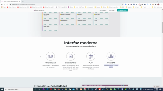 Curso de Odoo 13 14 15 16 17 18 Modulo de Proyecto – Screenshot 1