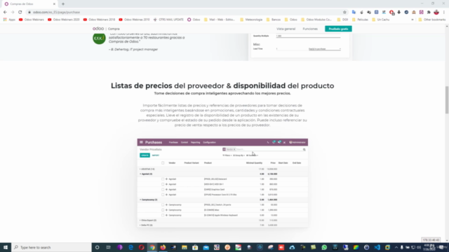 Curso de Odoo 13 14 15 16 17 18 Modulo de Compras – Screenshot 3
