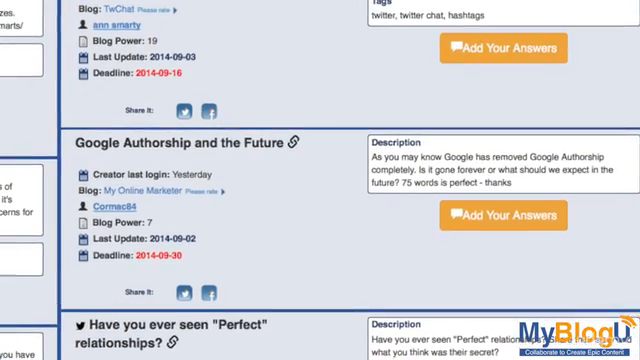 Content marketing & influence building w/ MyBlogU – Screenshot 3