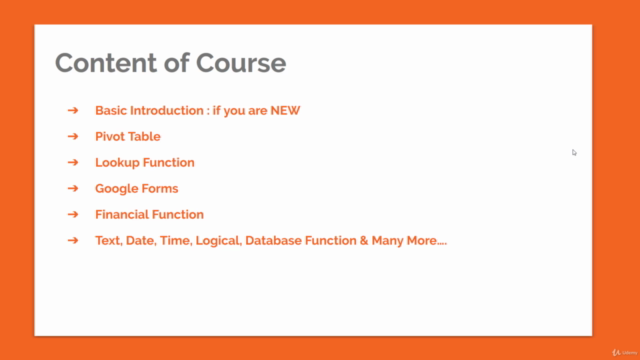Google Sheets Basic to Advance Course – Screenshot 4
