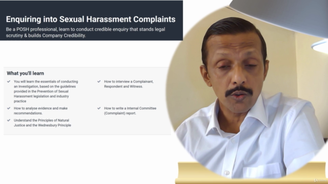 Conducting Inquiry into Sexual Harassment Complaints – Screenshot 1