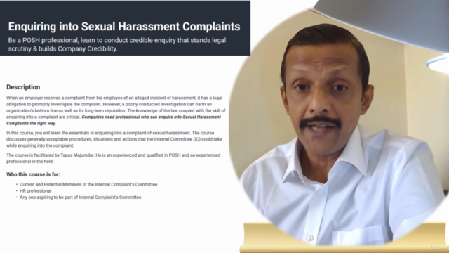 Conducting Inquiry into Sexual Harassment Complaints – Screenshot 3