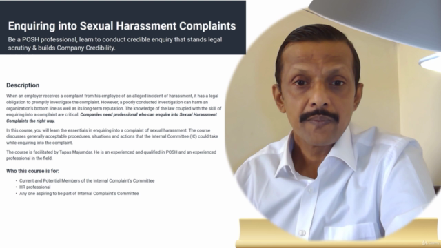 Conducting Inquiry into Sexual Harassment Complaints – Screenshot 4