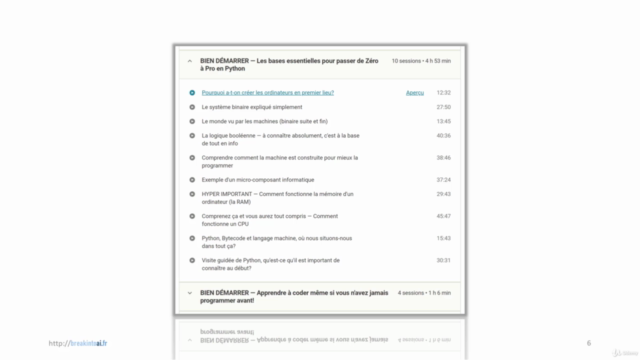 Python — Le Cours Ultime pour Débuter la Programmation – Screenshot 3