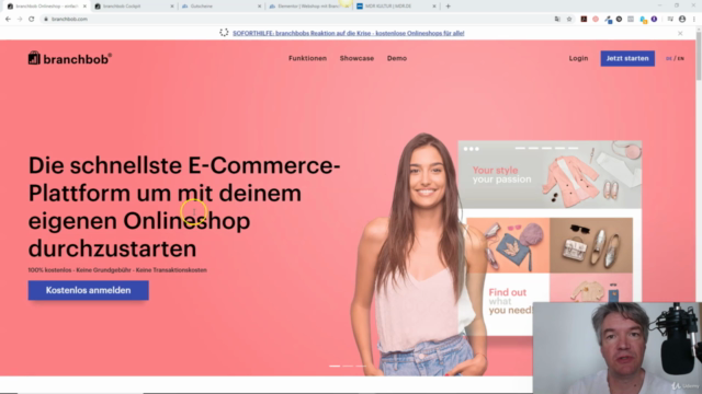 Professionellen Webshop erstellen - E-Commerce kostenfrei – Screenshot 1