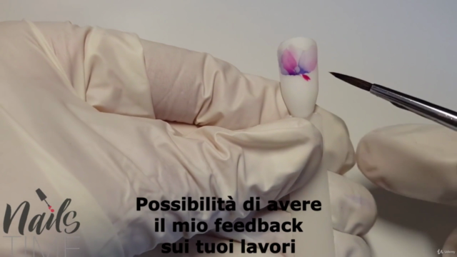 Nail Art - La tecnica dell'acquerello di Elena Mufazzalova – Screenshot 3