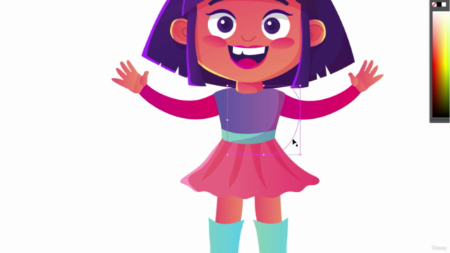 Character illustration Masterclass | with Adobe Illustrator – Screenshot 3