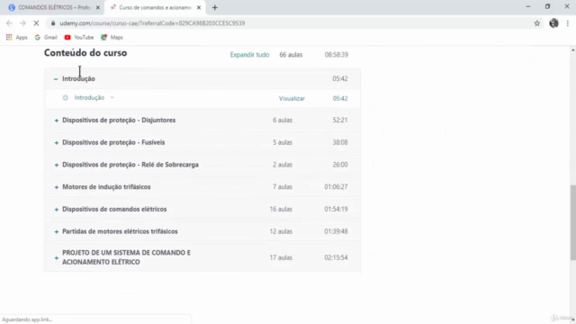 Curso de comandos e acionamentos elétricos – Screenshot 4