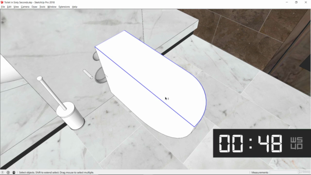 Интерьер в SketchUp – Screenshot 1