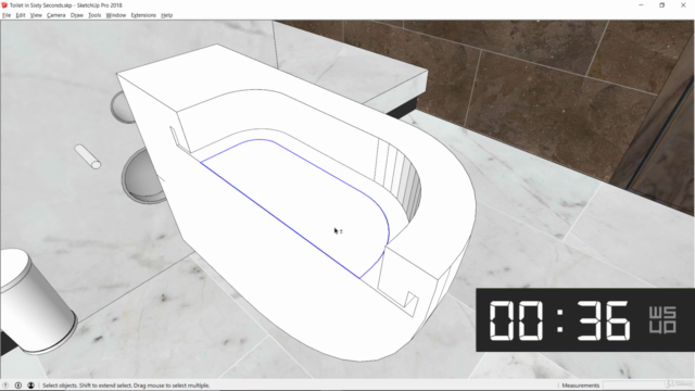 Интерьер в SketchUp – Screenshot 2