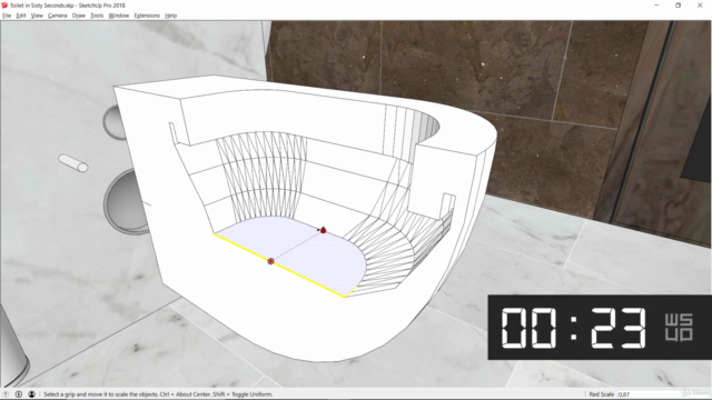 Интерьер в SketchUp – Screenshot 3