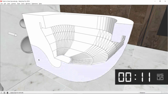 Интерьер в SketchUp – Screenshot 4