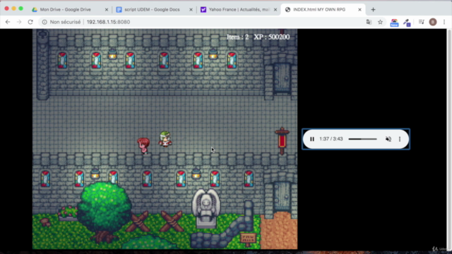 Développez un RPG des années 90 en javascript et canvas – Screenshot 1