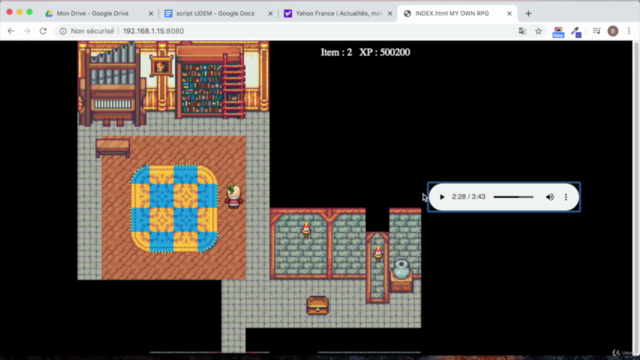 Développez un RPG des années 90 en javascript et canvas – Screenshot 3