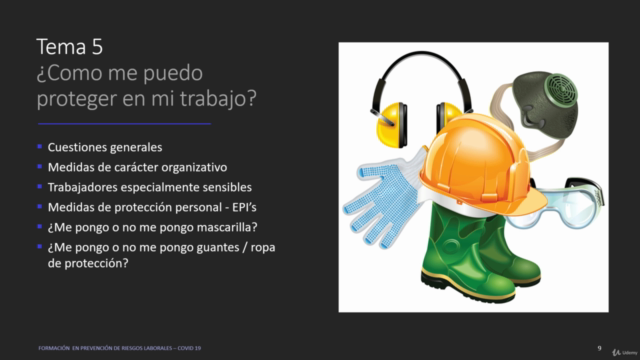 Formación en prevención de riesgos laborales - COVID-19 – Screenshot 4