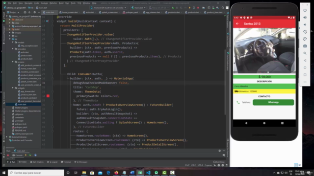 Desarrolla una App de Carros en Venta con Flutter – Screenshot 2