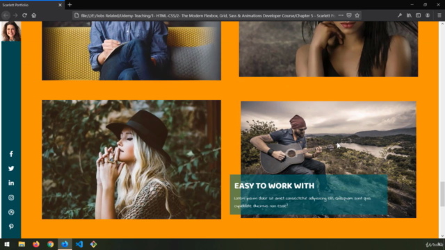 The Modern Flexbox, Grid, Sass & Animations Developer Course – Screenshot 3