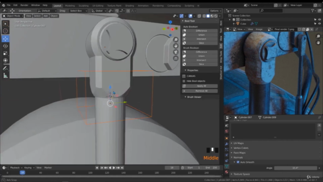 CREATE STAR WAR ROBOT WITH BLENDER AND SUBSTANCE PAINTER – Screenshot 2