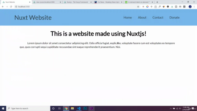 Nuxt.js - Blazing Fast Static Sites with Vue.js (for FREE) – Screenshot 1