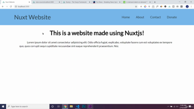 Nuxt.js - Blazing Fast Static Sites with Vue.js (for FREE) – Screenshot 2