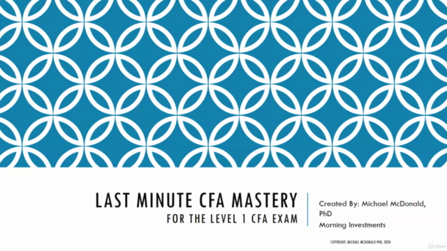 Last Minute CFA Mastery – Screenshot 1