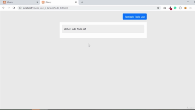 Belajar Membuat To Do List dengan VUE JS & Laravel – Screenshot 3