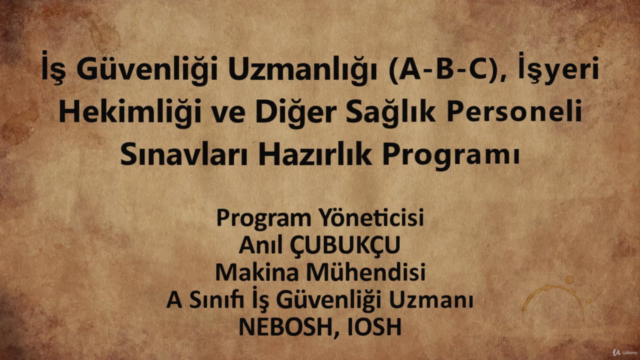 İş Güvenliği Uzmanlığı ve İşyeri Hekimliği Sınavı Hazırlık – Screenshot 1