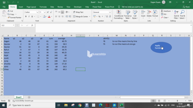 Master Visual Basic for Application (Excel Macros) - A to Z - Screenshot_04