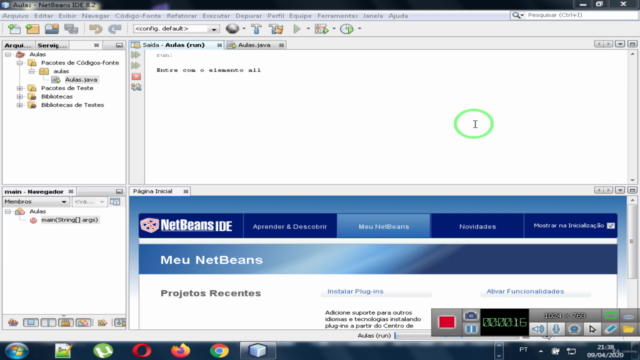 Programação básica em Java – Screenshot 1
