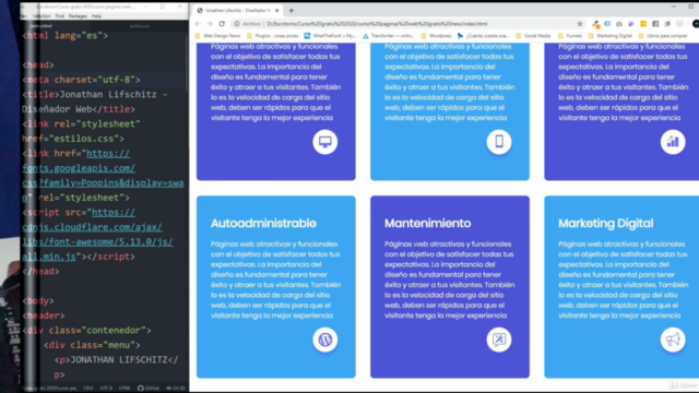 Crear una Página Web Moderna Desde Cero Para Principiantes – Screenshot 2