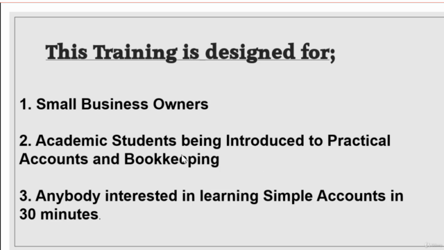 Free Accounts Training 30 Minutes – Screenshot 4