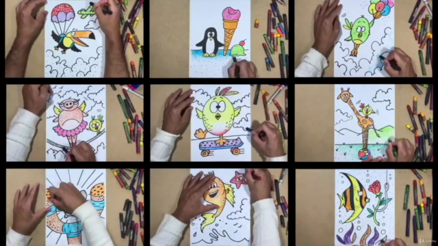 Art for Beginners : Daily Cartoon Drawing lessons – Screenshot 1