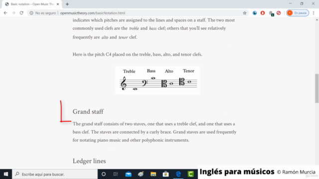 Inglés para músicos – Screenshot 2