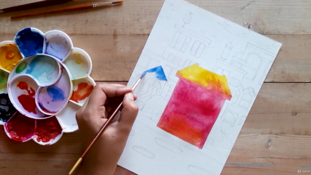Creating Colorful Urban Landscapes – Screenshot 1