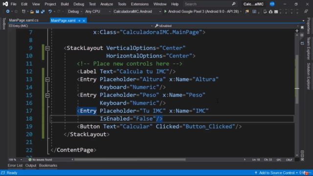 Crea tu primer aplicación con Xamarin Forms – Screenshot 3