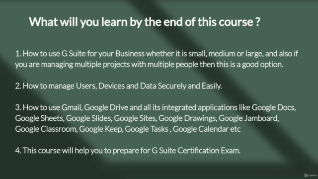 G Suite : Complete Course on G Suite and Google Drive – Screenshot 1