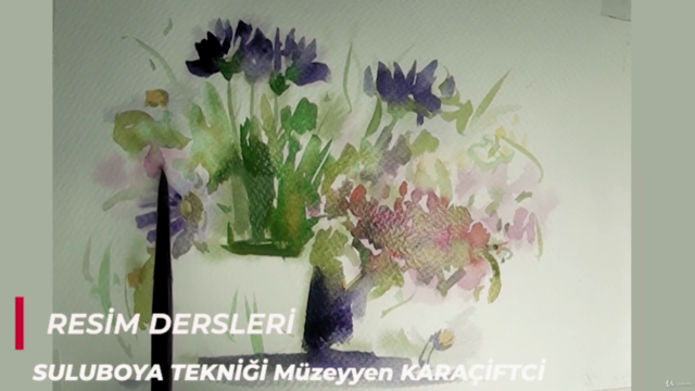 RESİM DERSLERİ, Ünite: 1 Suluboya Tekniği – Screenshot 1