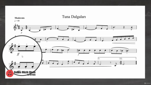 Nota Okuma Solfej Dersleri Lavinyak Lavignac 1A – Screenshot 3