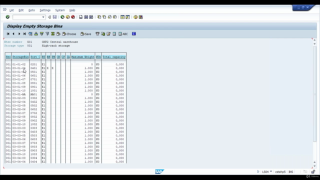 Training on few SAP WM Function Modules – Screenshot 2