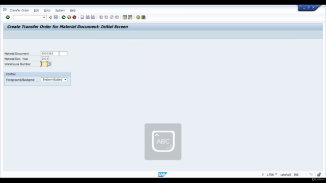 Training on few SAP WM Function Modules – Screenshot 4