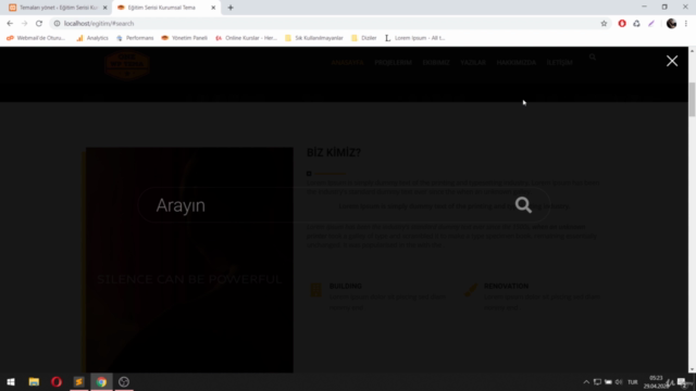 Sıfırdan İleri Seviyeye Wordpress ile Tema Yapımı | 2020 – Screenshot 2