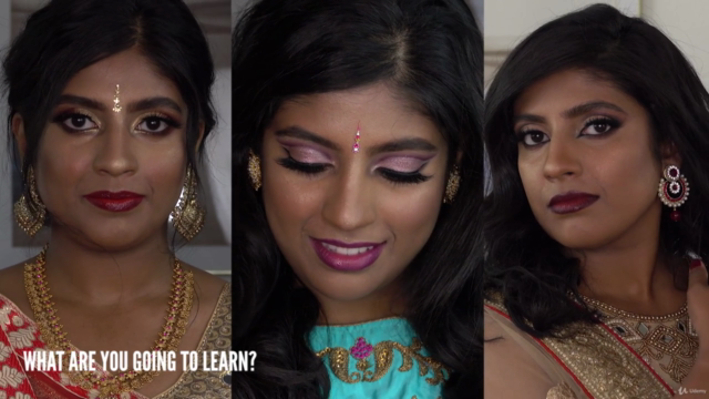 Indian Bridal Makeup Masterclass, Professional Make-up – Screenshot 3