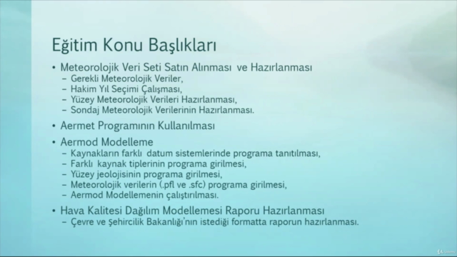 Sıfırdan Aermod Hava Kalitesi Dağılımı Modellemesi Öğrenin – Screenshot 4