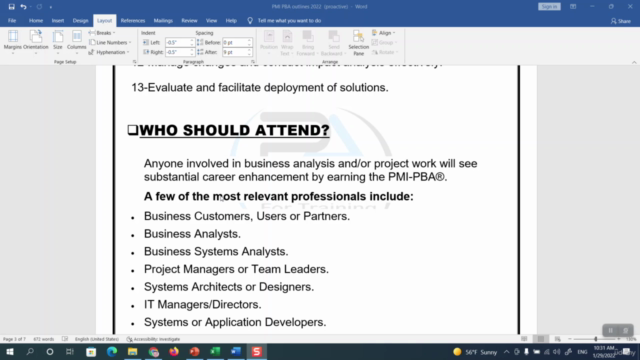 (PMI-PBA) Professional Business Analysis Course _In English - Screenshot_02