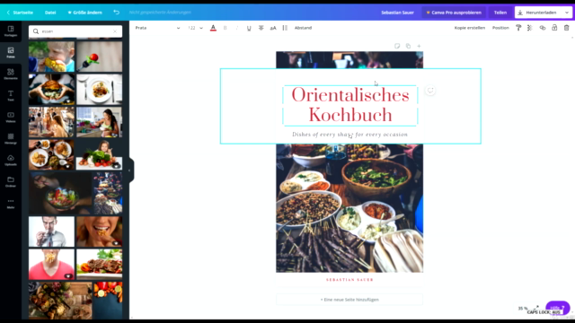 Canva Ebook & Taschenbuch Cover Anfängerkurs – Screenshot 3