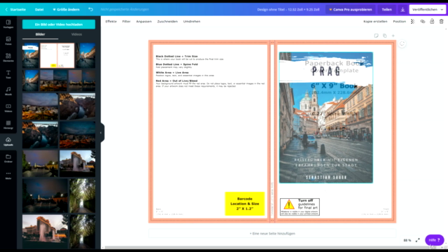 Canva Ebook & Taschenbuch Cover Anfängerkurs – Screenshot 4